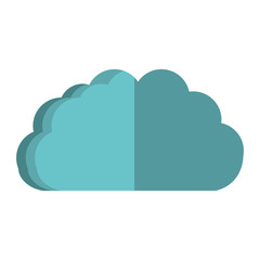 cloud computing isolated icon vector illustration design