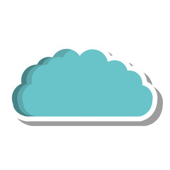 cloud computing isolated icon vector illustration design