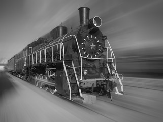 The old steam locomotive