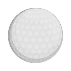 golf ball isolated icon vector illustration design