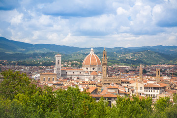 Fototapeta premium Florence cityscape with Duomo Santa Maria Del Fiore 