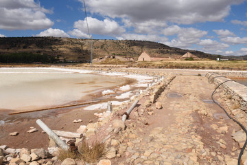 Saltworks of Imon, Siguenza, Guadalajara province, Castilla la Mancha, Spain