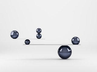 3D rendering of balance ball