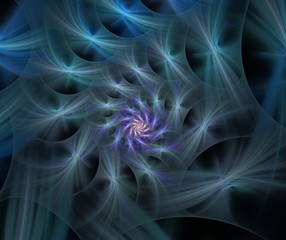 abstract fluffy fractal computer generated image, background for text labels