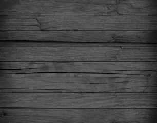 Naklejka premium black wooden background or wood pattern texture