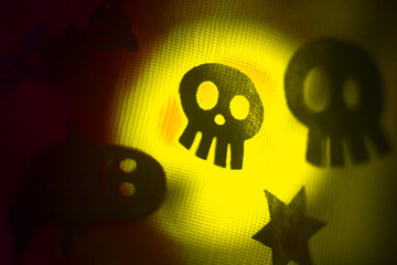 Halloween skull party trick or treat