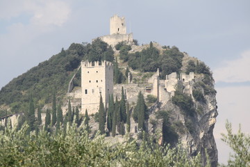 Fototapeta premium Italy, Trento, Arco di Trento castle