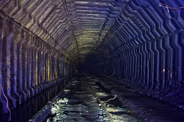 Abandoned coal mine in Tkvarcheli, Abkhazia, Georgia