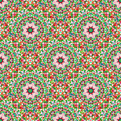 Ornamental Seamless Pattern. Abstract Geometrical Vector Background