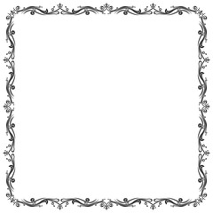 Obraz premium Frame Batik and Abstract Border