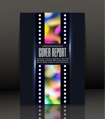 Obraz premium Template design for cover. Banner in A4 size. Abstract background. Vector, illustration.