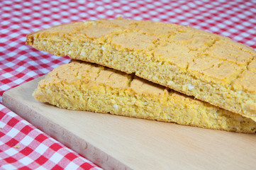 Homemade cornbread