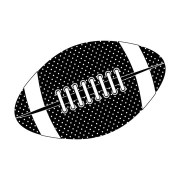 american football ball icon image vector illustration design 