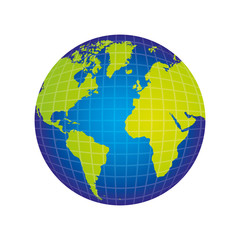 planet earth icon image vector illustration design 
