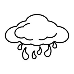 cloud climate concept isolate icon vector illustration design