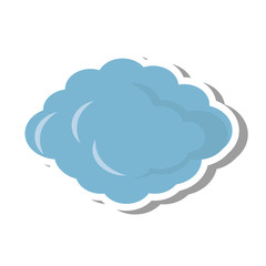 cloud climate concept isolate icon vector illustration design