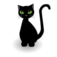 Cat Silhouette Icon Symbol Design. Vector illustration isolated