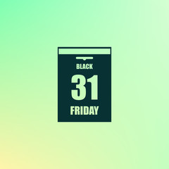 Black Friday Sale Calendar date page