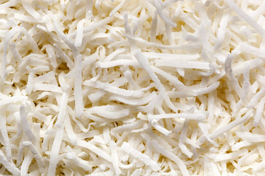 Shredded Coconut Close View