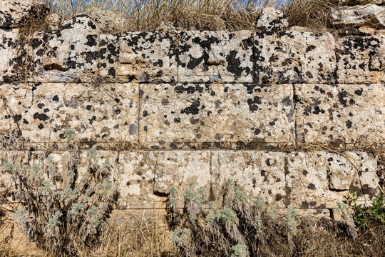 Walls of the ancient Sicilian town of Selinunte, one of the most striking archaeological sites in Sicily.