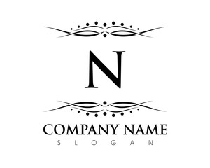 N Letter Royal Logo