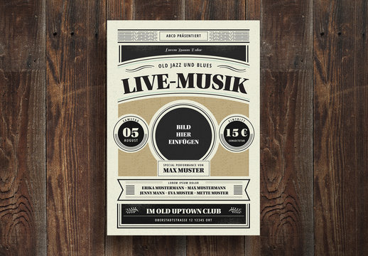 Livemusik-Flyer
