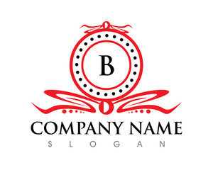 B Letter Royal Logo