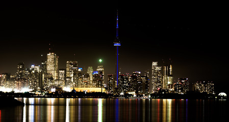 Obraz premium Toronto Night Skyline