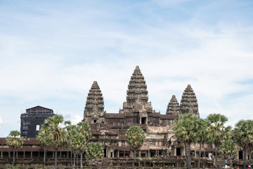 Famous View Point of Angkor Wat Temple, Cambodia