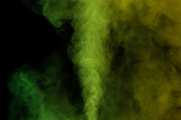 Yellow Green water vapor