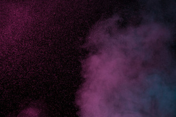 Blue violet water vapor