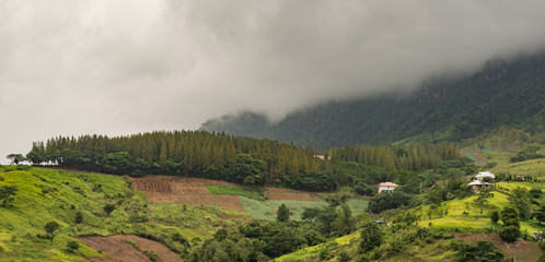 The mountain landscape in thailand.