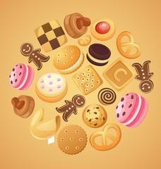 Cookie Lover Elements : Vector Illustration 