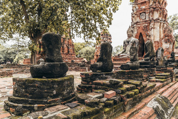 Worship of Thailand,Worship of Thailand,Buddha statue,History of Thailand,Buddha statue Temple of Ayutthaya Province. Ayutthaya Historical Park, Thailand 