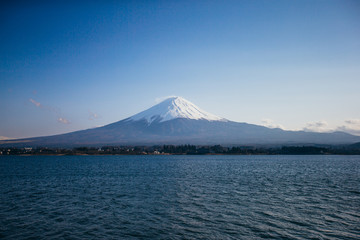 Kawaguchiko lake of Japan,Mount Fuji, Kawaguchi Lake, Japan