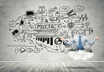 Businessman without head