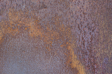 The old rusted iron texture for background