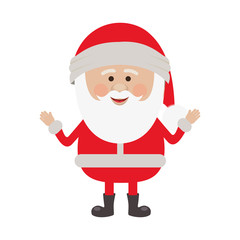 santa claus cartoon icon image vector illustration design 