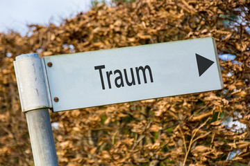 Schild 92 - Traum