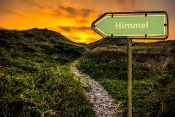Schild 165 - Himmel