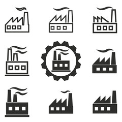 Factory icon set.