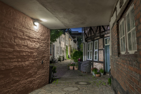 Sievers Torweg Gang in der Engelsgrube in L&uuml;beck
