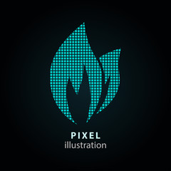 Fuel - pixel illustration.