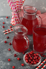 Fresh cranberry juice