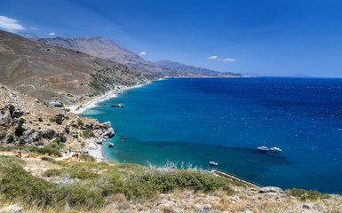 Fototapeta na wymiar Strand von Preveli, Kreta