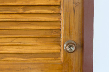 wooden door