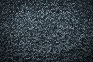 Deep blue leather texture or leather background for design with copy space for text or image.
