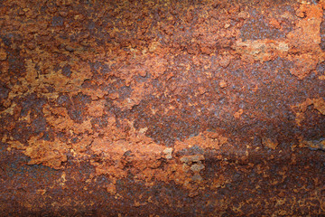 Rusty metal texture or rusty metal background. Grunge retro vintage of rusty metal plate for design with copy space for text or image.