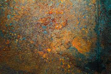 Rusty metal texture or rusty metal background. Grunge retro vintage of rusty metal plate for design with copy space for text or image.