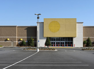 A big box store that has recently gone out of business.